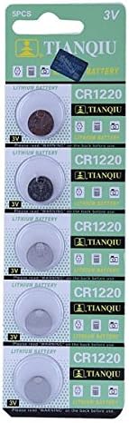 5PCS TIANQIU CR 1220 Cell Button Coin Battery Watch 3V Toys Electronic.