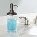 iDesign Alston BPA-Free Plastic/Steel Refillable Soap Dispenser - 2.75