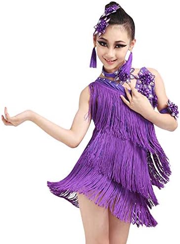 Lnight 女の子 フリンジ可愛い ラテンダンス ワンピース キッズ用ダンス服 子供 ラテンダンス ドレス 競技ダンス練習着 ガール ダンス衣装 演出 服 発表会用 パープル 1cm B07wmmsfqk 1 328円 100 品質保証 Salenew大人気 日本全国 送料無料 セールsale Off