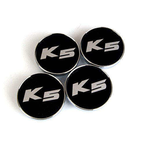 Car Rims Wheel Center Caps Covers Emblem (Set of 4) (K5 Logo) - Thumbnail 4