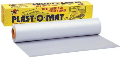 Warp Brothers PM-50-W Opaque White Plast-O-Mat Ribbed Flooring Runner Roll, 30-Inch by 50-Foot by Warp Brothers