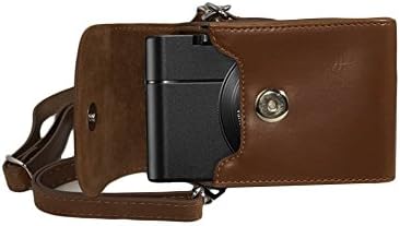 Sony RX 100 Leather Camera Case, DigiRole Protective Leather Camera Case Bag for SONY DSC-RX100 V, SONY DSC-RX100 IV, DSC-RX100 III (Dark Brown)