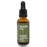 Ora's Amazing Herbal Beard Oil, Leave In Beard Conditioner, Softener and Men’s Face Moisturizer Serum with Argan Oil, Organic Rosehip Seed Oil, Jojoba Oil, non GMO Grapeseed Oil, Refresh Scent 1 oz