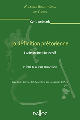 La  définition prétorienne