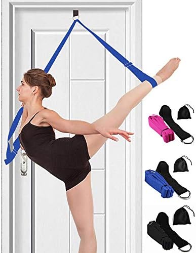 Manco Luella Door Leg Stretcher Band - Get More Flexible With The Door Flexibility Trainer To Improve Leg Stretching - Perfect Home Equipment For Ballet, Dance And Gymnastic Exercise taekwondo & MMA