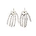 ACE Skull Bone Skeleton Hand Earring Goth Punk Rock Ear Stud Party Fancy Dress