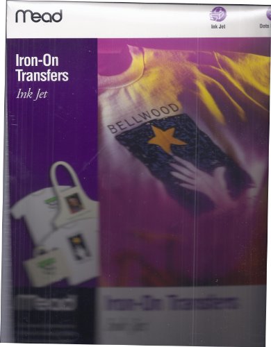 Mead Iron-On Transfers Ink Jet 6 Sheets 8.5 x 11in
