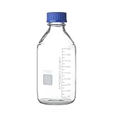 Deschem 1000ml,Lab Glass Reagent Bottle,Screw