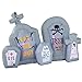 SEASONBLOW 6.6 Ft Inflatable Halloween Gravestone Inflatables Tombstone Graveyard Headstone Scene Decoration for Home Yard Lawn Garden Party Indoor Outdoor