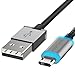 LED Micro USB Cable (1 FT), FosPower [Quick Charge 3.0] Reversible Micro B to Reversible USB A Cable [Full Speed Charging]