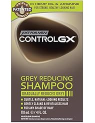 Just For Men Control GXÂ Grey ReducingÂ Shampoo, Gradually Colors Hair, 4 Ounce