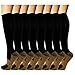 Iseasoo Copper Medical Compression Socks Circulation Men & Women 15-20 mmHg - Best for Running, Hiking, Athletic, Pregnancy,Travel