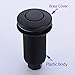 BESTILL Sink Top Garbage Disposal Air Switch Kit, Matte Black 3.6
