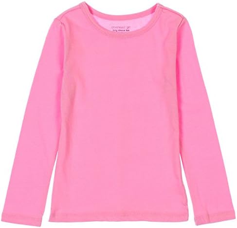 Downeast Girl Girls 2-6X Long Sleeve Tee 5 Begonia Pink