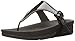 FitFlop Women's Superjelly Rubber Flip Flops Jelly Sandal, All Black, 9 M US