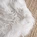 Christopher Knight Home Huxley Faux Fur Ottomans, 2-Pcs Set, White