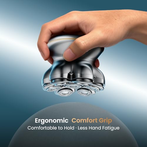 MAXGROOM PRO Head Shavers for Bald Men, Upgraded 7D Magnetic Shaver Blade, Extended Battery Life, 7500-8800Rpm Men's Shaver, IPX6 Waterproof, Ergonomic Design, Type-C Charging