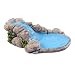 keaiduoa 3D Creative Natural Micro Landscape Ornament Mountain Water Fairy Garden Decoration House Home Gift primary