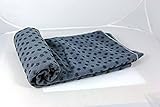 Mansov Yoga Mat Towel 72 inch x 24 inch Long Non Slip Yoga Mat Towel With Carrying Mesh Bag, Mat Cover for Bikram, Hot Yoga, Fitness, Exercise, Machine Washable