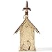 Glitzhome Tall Church Hand Painted Wood Birdhouse, 13.11