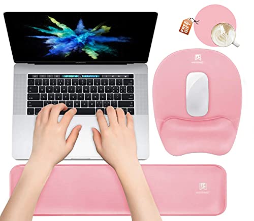 Memory Foam Set Keyboard Wrist Rest Pad & Mouse