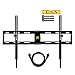 FORGINGMOUNT Low Profile Tilting TV Wall Mount Bracket for Most 32-80 inch LED,LCD,OLED,Plasma Screen TVs up to 130LBS and VESA 600X400-15 Degrees Tilt - Quick-Latching for Easy Install -FM9180-B