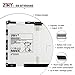 ZTHY EB-BT550ABE Tablet Battery Replacement for Samsung Galaxy Tab A 9.7