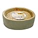 K&H Pet Products Thermo-Kitty Bed Heated Cat Bed Large 20 Inches Sage/Tan