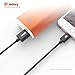 Jackery iPhone Charger [Apple Lightning Cable] Apple Certified MFI Lightning to USB Cable - 3 Feet - Compatible with iPhone 7 Plus 6S Plus 6 Plus SE 5S 5C 5, iPad 2 3 4 Mini Air Pro, iPod (Black)