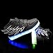 CIOR Kids Boy and Girl's 11 Color Wings Led Sneakers Light Up Flashing Shoes,102,01,34, 2.5 M US Little Kid, 02Black