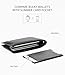 Ringke Slot Card Holder [Jewel Series] [Clear Mist + Onyx Black] Minimalist Slim Hard Premium Transparent PC Mini Clip ID Adhesive 3M Stick On Credit Card Accessory Attachment