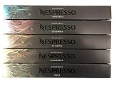 Nespresso OriginalLine Master Origin Variety Pack: Colombia, Ethiopia, India, Indonesia, Nicaragua, 50 Capsules - NEW - ''NOT compatible with Vertuoline''