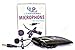 Lavalier Lapel Clip-on Omnidirectional Condenser Microphone for Apple Iphone, Android and Smartphones by LiveProdigy, professional recording, get a compact Bag and a Ebook Bonus for FREE