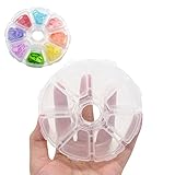 Honbay 2PCS 8 Grid Plastic Storage Organizer Containers Jewelry Box Fishing Box Pill Box