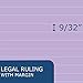 Roaring Spring - 74100 Enviroshades Legal Recycled Legal Pad, 8-1/2 X 11 in, 40 Sheets, Assorted Color, Pack of 3 - 1368694