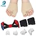 Bunion Corrector, 9 pcs Bunion Corrector and Bunion Relief, Bunion Night Splint with Super Soft Gel for Foot Pain Relief, Hallux Valgus Splint Aid Surgery Treatment Toe Separators Straighteners