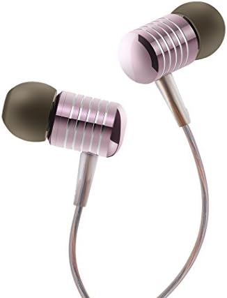 Headphones, HokoAcc In-Ear Earbuds Noise Isolation Headsets Heavy Bass Earphones with Microphone for iPhone Samsung iPad and Most Android Phones