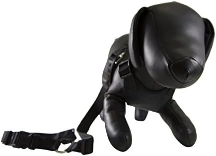Petcessory PHB-001-BLK-S Travel Harness with Leash, Small, Black