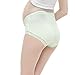 Uniwit 4 Pack Cotton Soft Maternity Pregnant Mother Panties Lingerie Briefs Low-Waist Underwear Underpants, (pink/Rose Red/Green/Blue),Label XL / US M