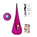 AMAZEYOU Kids Swing Hammock Pod Chair - Child's Rope Hanging Sensory Seat Nest Indoor Outdoor Use Inflatable Pillow - Great Children, All Accessories Included (Pink R)