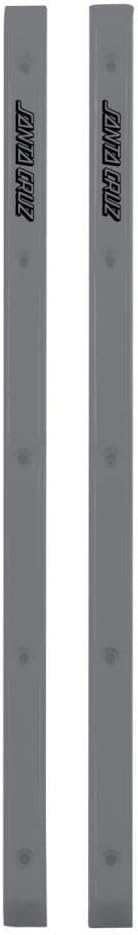 Santa Cruz Slimline Skateboard Rails Silver