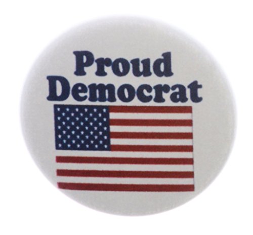A&T Designs Proud Democrat 1.25
