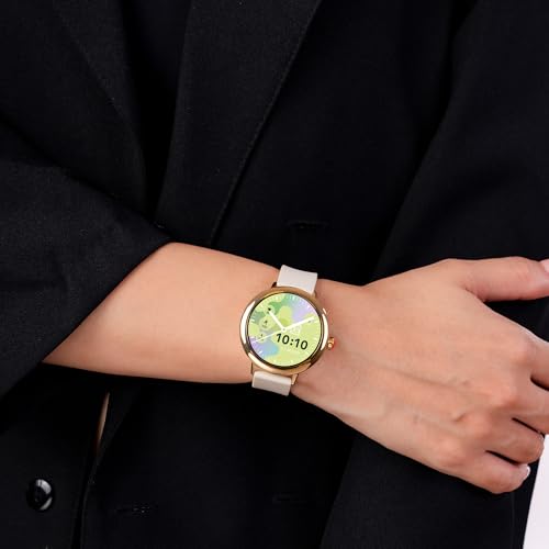 Clōe Pulse Smartwatch para Mujer con Llamadas Bluetooth, Pantalla AMOLED, IA Integrada, Monitoreo de Salud, Más de 100 Deportes, Notificaciones Inteligentes, IP68 y Correa de Silicón