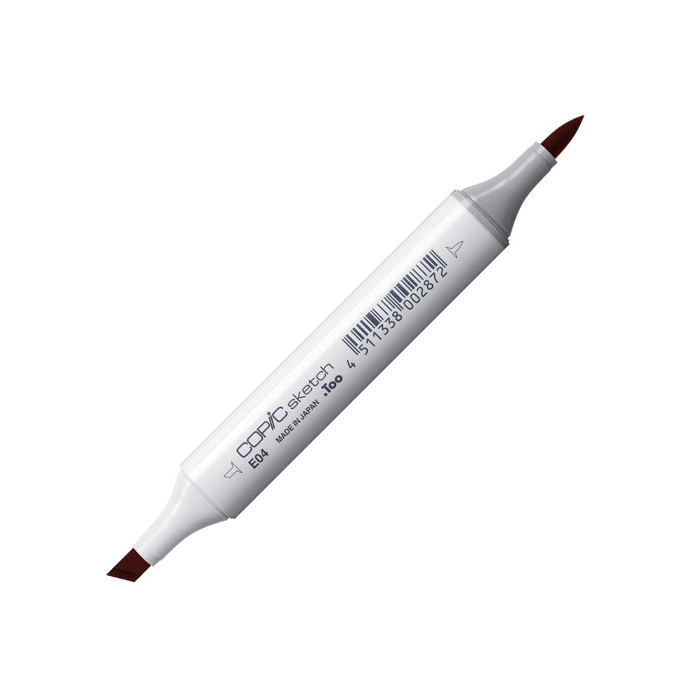 Copic Sketch Coloured Marker Pen - (E-04) Lipstick Natural, For Art & Crafts, Colouring, Graphics, Highlighter, Design, Anime, Professional & Beginners, Art Supplies & Colouring Books