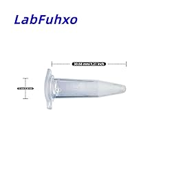 Labfuhxo 0.65mL Microcentrifuge Tubes with Snap Cap