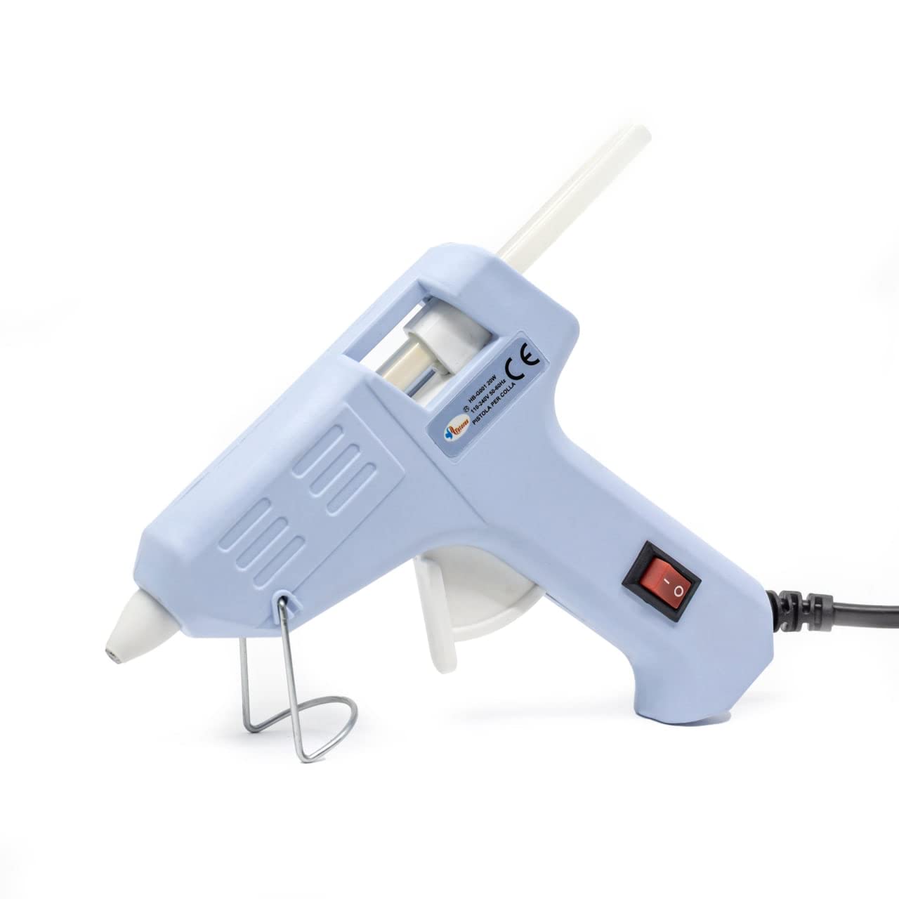 Hot Silicone Gun for Crafts 20W Includes 8 7mm Silicone Bars DIY Silicone Gun and Repairs at Home, Office, School, Silicone Gun Toddlers