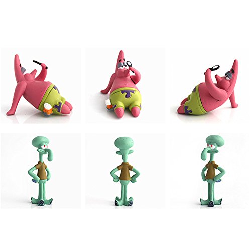 JAMOR Spongebob 8 Piece Collection Pineapple House Octopus House Krusty Krab (8) - Thumbnail 5