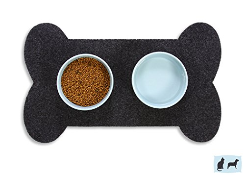 image for Resilia Feeding Mat for Dog Bowls - Protects Floors from Pet Food and 