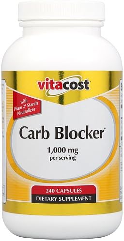 Vitacost Carb Blocker with Phase 2 (White Kidney Bean) - 240 Capsules