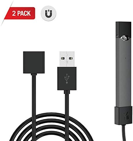 Magnetic Charger USB Cable - 2.6 Ft Cord (2 Pack)